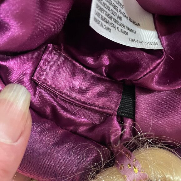 Disney Parks Authentic Purple Princess Hat With Veil & Tangled Repunzel Braid - Picture 9 of 15